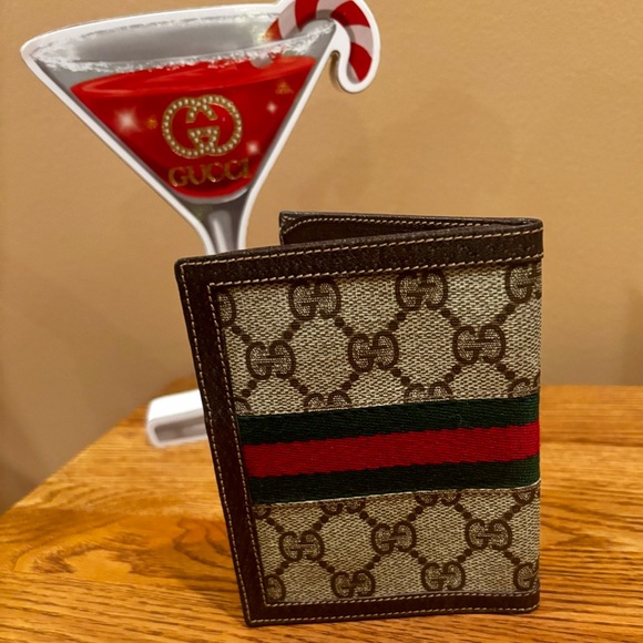 GUCCI AUTHENTIC SYLVIE BIFOLD SHERRY LINE WALLET. EUC - Picture 10 of 13